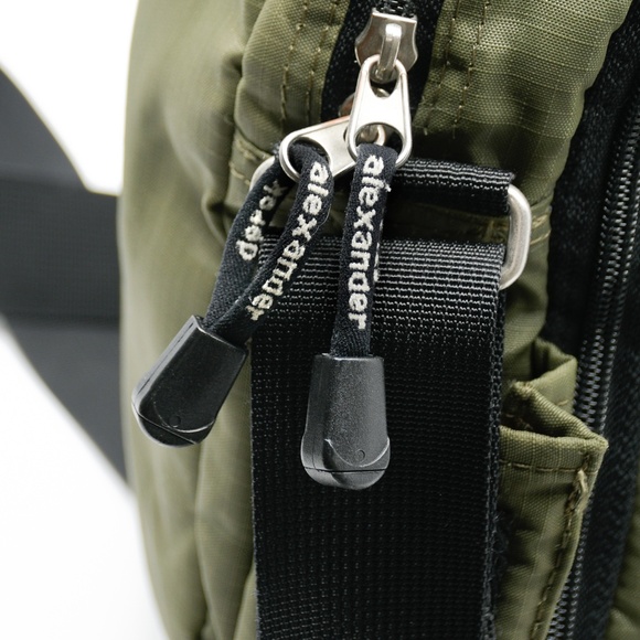 DEREK ALEXANDER Nylon Top Zip Classic Crossbody Organizer - Picture 8 of 10